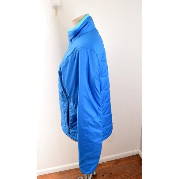 Patagonia Micro Puff Jacket Women’s Size Small Primaloft Silk Milk LOGO Quilted - Picture 2 of 6